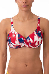 MIX REGGISENO FERRETTO DONNA  ROSSO/BLU/AVORIO SOFIAFAN CILE BE BEACH